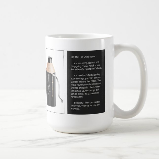 Tao #17 - The China Marker Coffee Mug (Right)