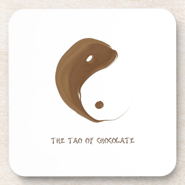 tao of chocolate coaster (Front)