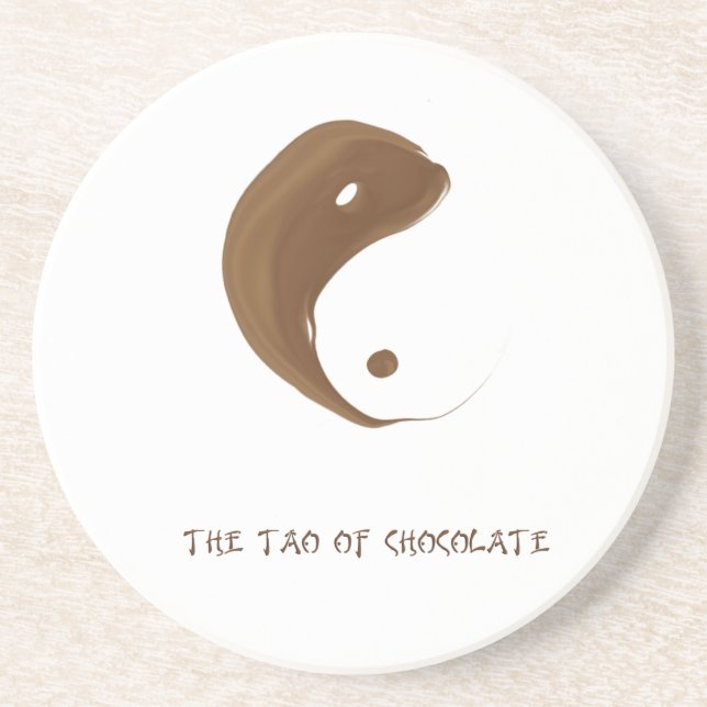 tao of chocolate coaster (Front)