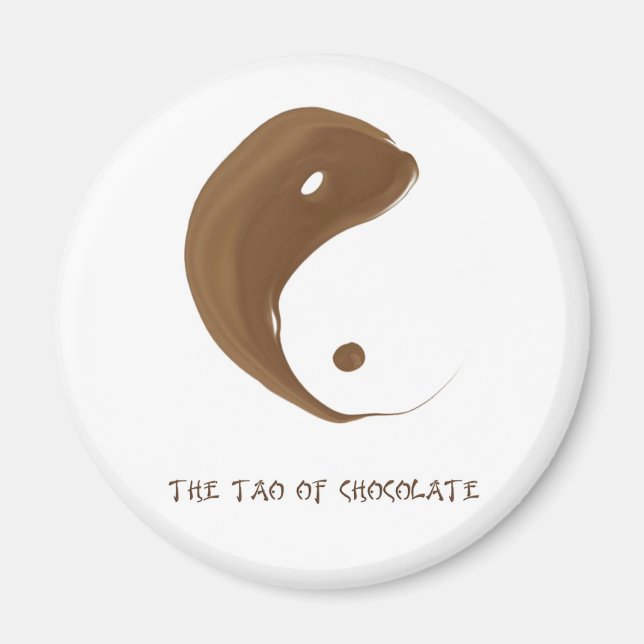 tao of chocolate magnet (Front)