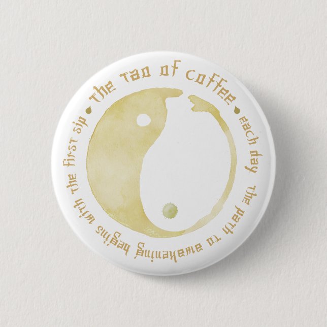 tao of coffee button (Front)