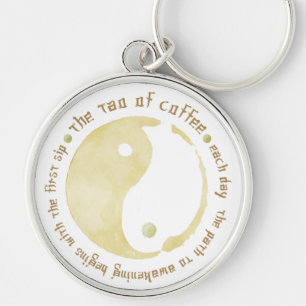 tao of coffee keychain