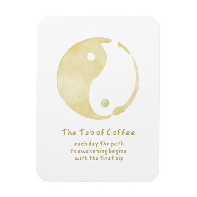 tao of coffee magnet (Vertical)