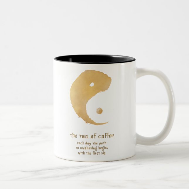 tao of coffee mug (Right)