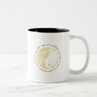 tao of coffee Two-Tone coffee mug