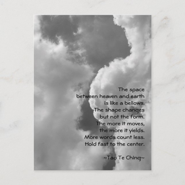 Tao Te Ching No.4/ Postcard (Front)