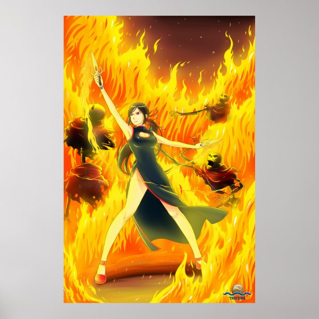 TAOFEWA - Gabija Waves of Fire Poster (Front)