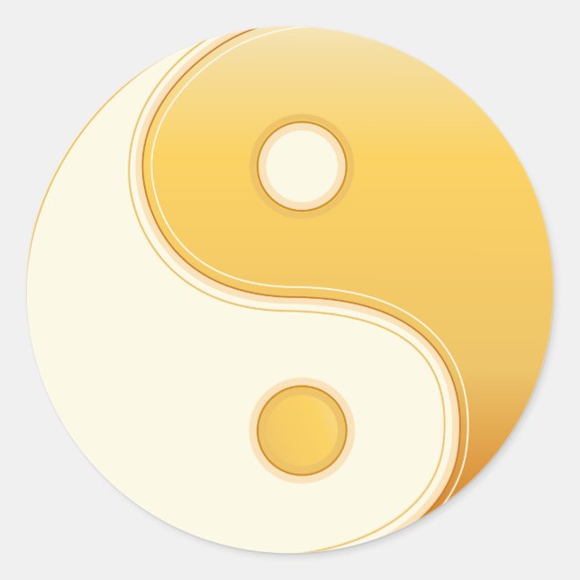 Taoism Symbol  Classic Round Sticker (Front)