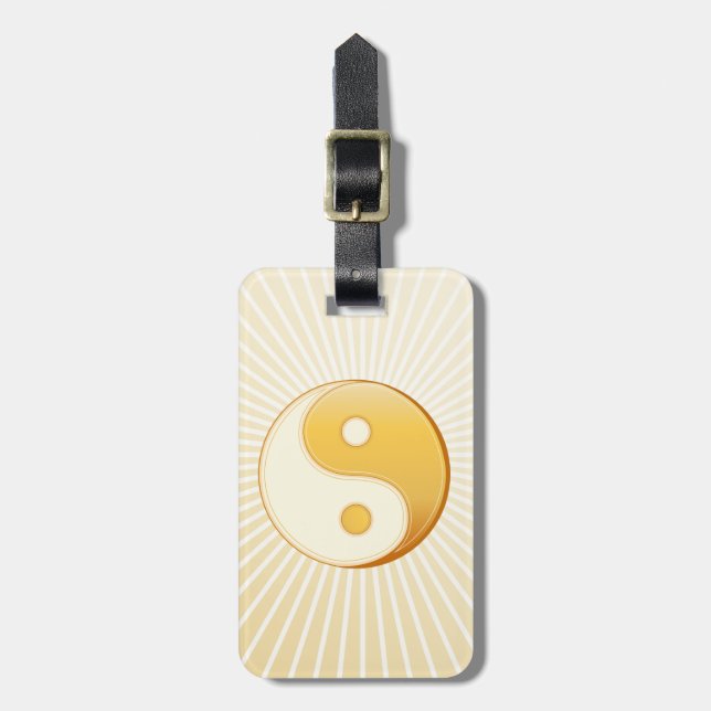Taoism Symbol Luggage Tag (Front Vertical)