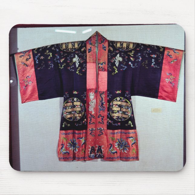 Taoist Robe With Tai Chi Yin and Yang Mouse Pad (Front)