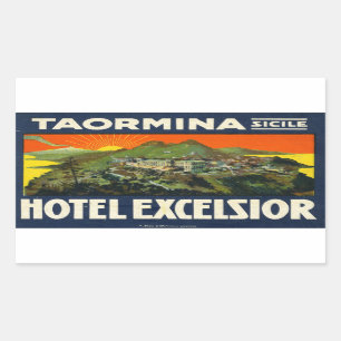 Taorimina Sicily Hotel Excelsior Sticker