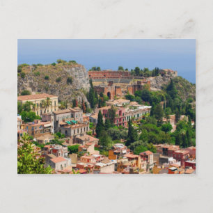 Taormina amphitheatre 4 postcard