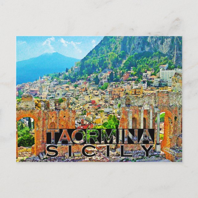 Taormina Postcard (Front)
