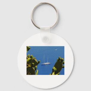 Taormina sail boat keychain