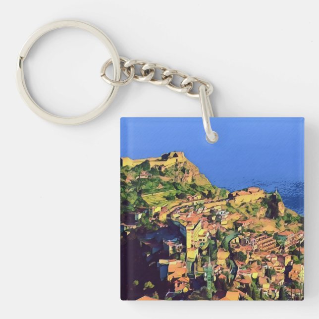 TAORMINA - Sicily - Keychain (Front)