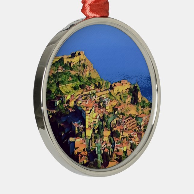 TAORMINA - Sicily - Metal Ornament (Right)
