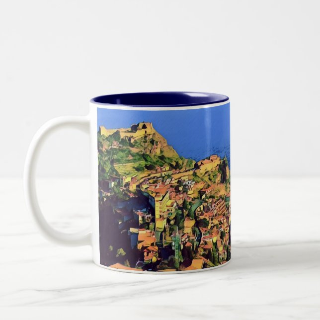 TAORMINA - Sicily - Two-Tone Coffee Mug (Left)