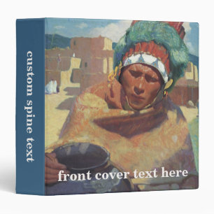 Taos Indian Holding a Water Jug by Blumenschein Binder