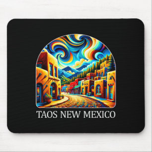 Taos New Mexico - Expressionism Art -  Mouse Pad