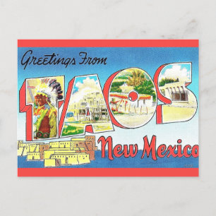 Taos New Mexico Greeting Postcard