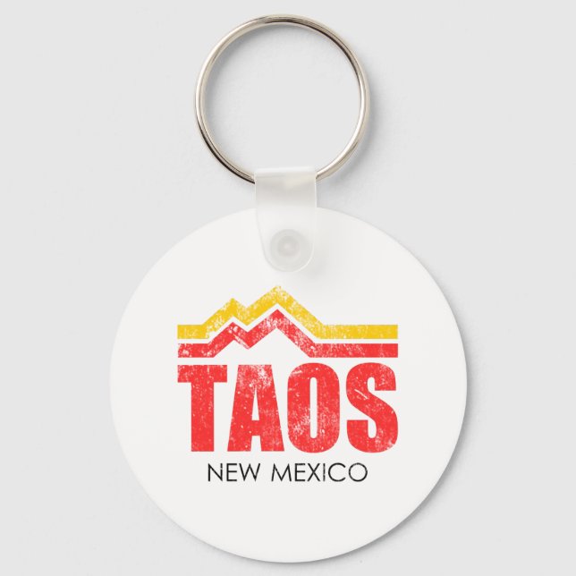 Taos New Mexico Keychain (Front)