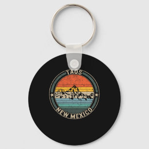 Taos New Mexico Skiing Taos Ski Valley Snowboardin Keychain