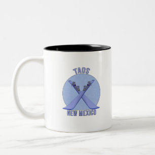 Taos, New Mexico Two-Tone Coffee Mug