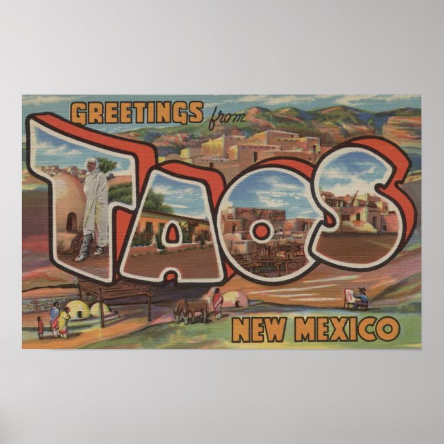 Taos, New MexicoLarge Letter ScenesTaos, NM Poster (Front)