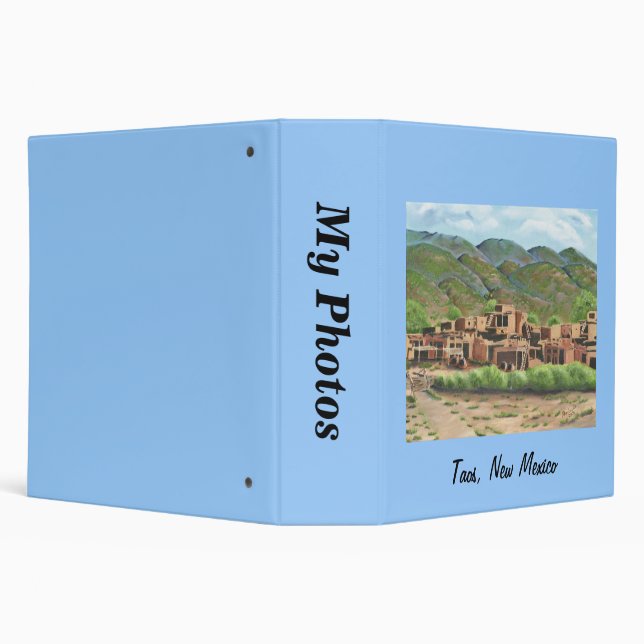 Taos Pueblo, New Mexico Binder (Background)