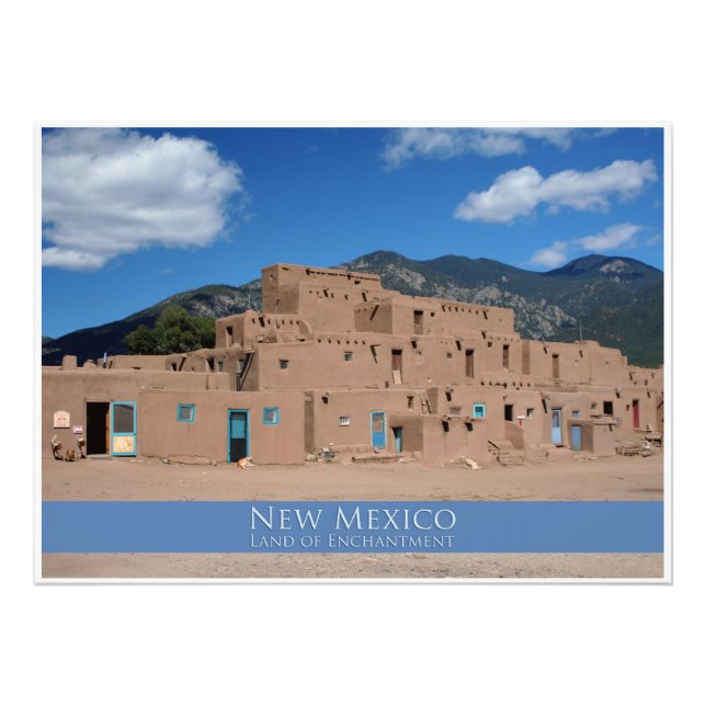 Taos Pueblo Photographie (Devant)