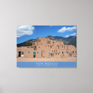 Taos Pueblo Toile Enveloppée