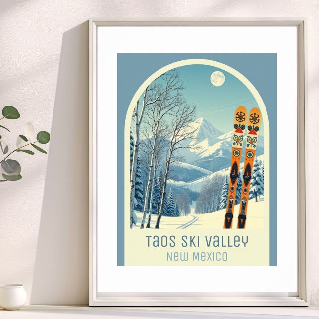 Taos Ski Valley New Mexico ski resort  Poster (Créateur téléchargé)