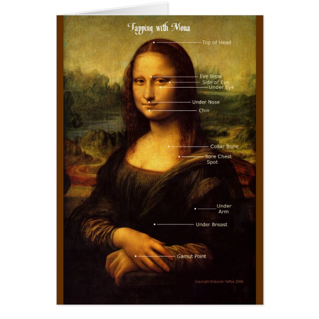 Tap Along with Mona Lisa customize your card (Front)