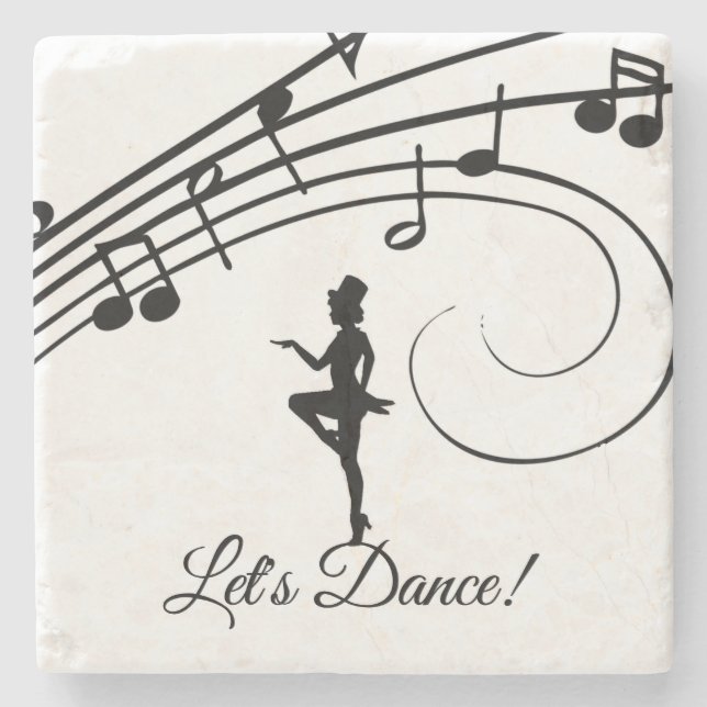 Tap Dance 3 Stone Coaster (Front)