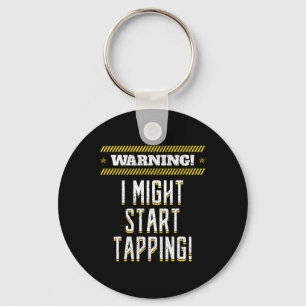 Tap Dance Dancing Rhythm Soft-shoe Tapping Shoes D Keychain