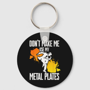 Tap Dance, Don't Make Me Use My Metal Plates, Tap  Keychain