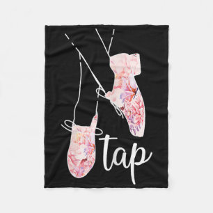 Tap Dance Lover Tap Dancer Dancing Teacher Fleece Blanket