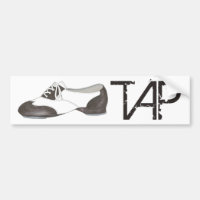 TAP Dance Teacher Black and White Oxford Shoe Gift