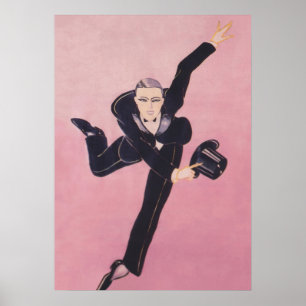 Tap Dancer Art Déco Art Vintage