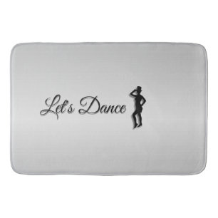 Tap Dancer Let's Dance Bath Mat