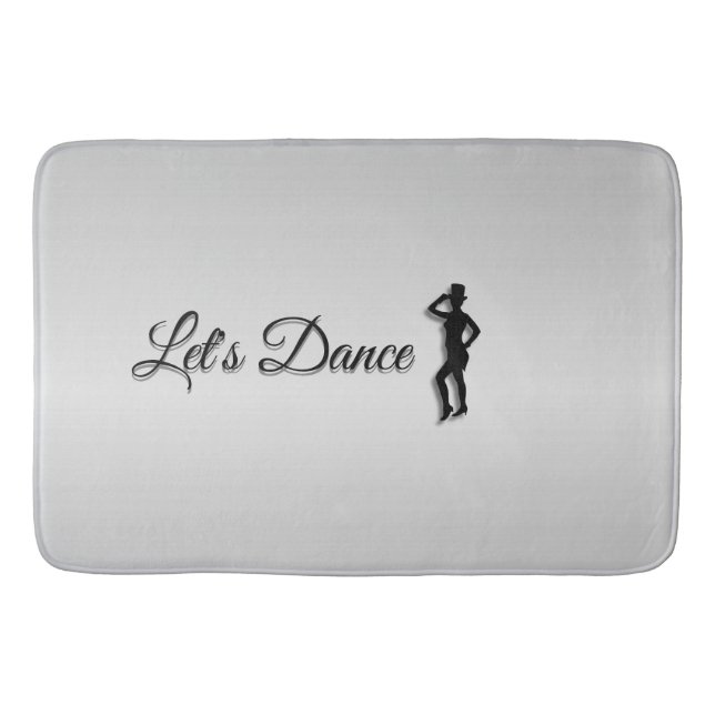 Tap Dancer Let's Dance Bath Mat (Front)