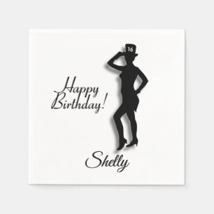 Tap Dancer Let's Dance Napkin