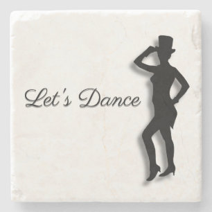 Tap Dancer Let's Dance Stone Coaster