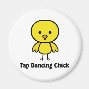 Tap Dancing Chick Magnet