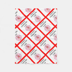 tap dancing fleece blanket