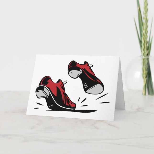 Tap Dancing Shoes Card (Front)