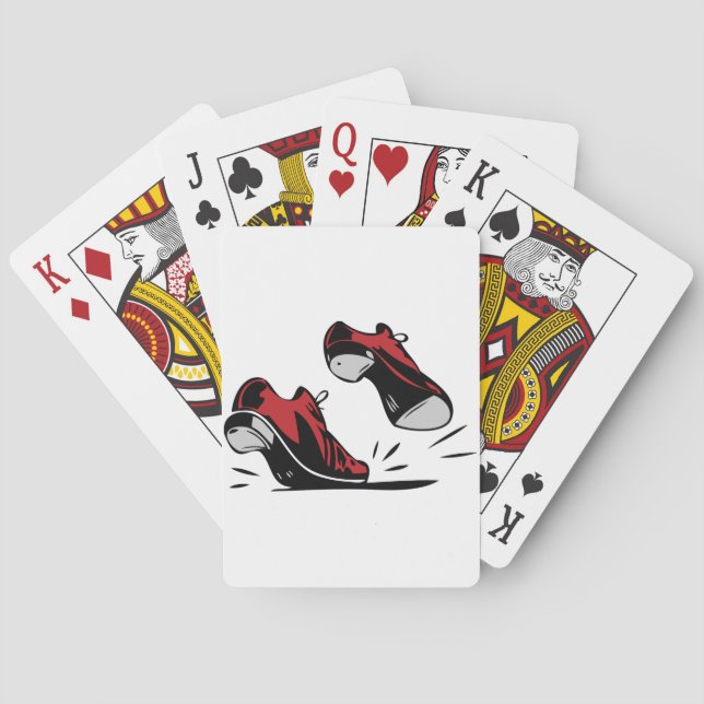 Tap Dancing Shoes Playing Cards (Back)