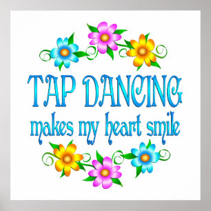 Tap Dancing Smiles Poster