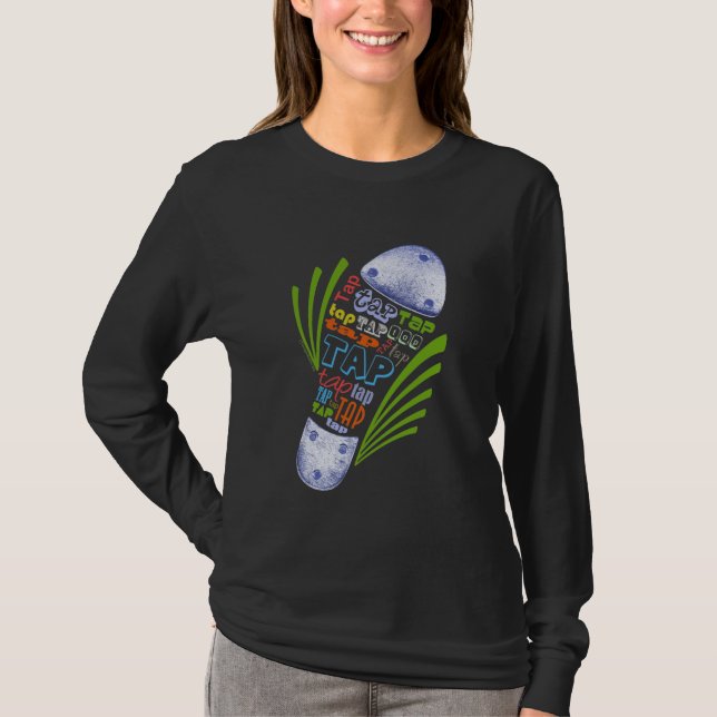 Tap Shoe - Dark T-Shirt (Front)