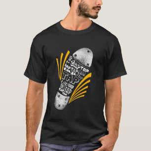 Tap Shoe Orange - Dark T-Shirt